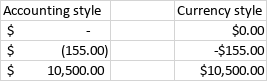 Change number format