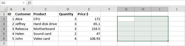 Insert array formulas